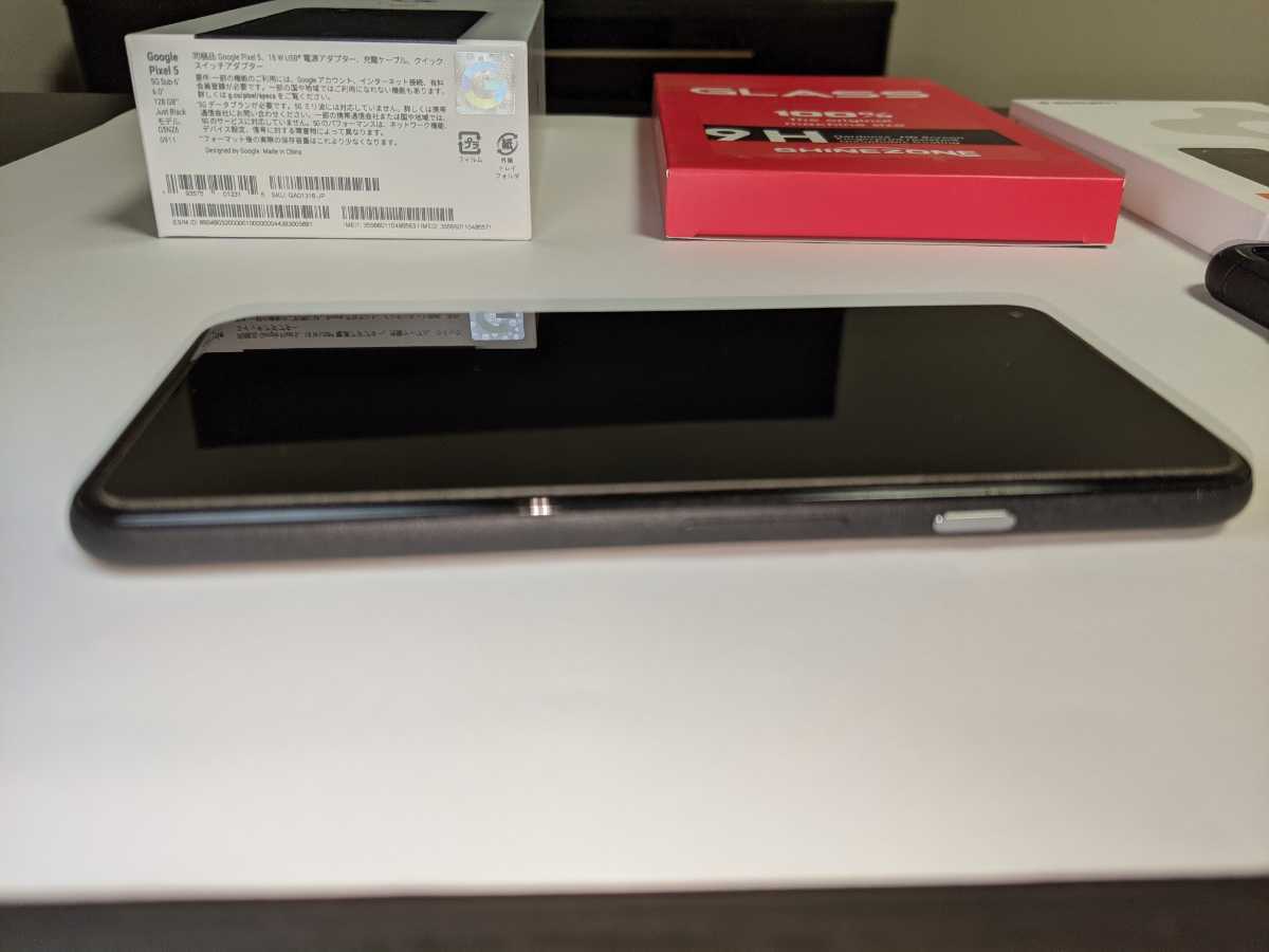 【美品】Google Pixel5 SIMフリー ストア購入品 spigenケース＆ガラスフィルム付 グーグル ピクセル　Pixel4 Pixel3【送料無料】_3