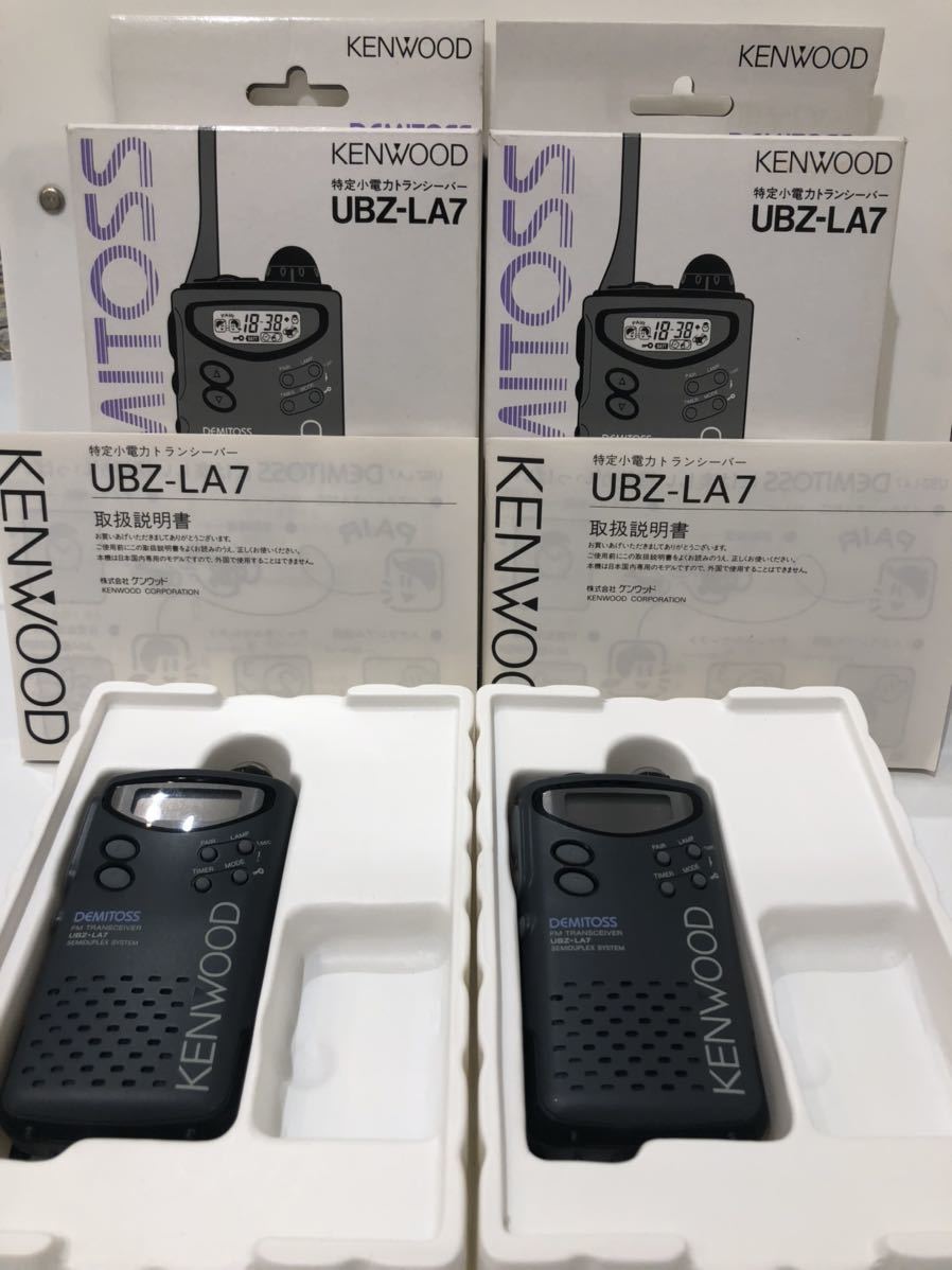 動作未確認》 KENWOOD ケンウッド UBZ-LA7 特定小電力トランシーバー