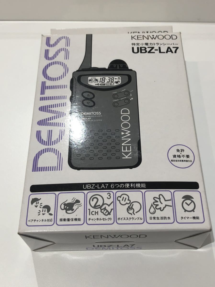 動作未確認》 KENWOOD ケンウッド UBZ-LA7 特定小電力トランシーバー