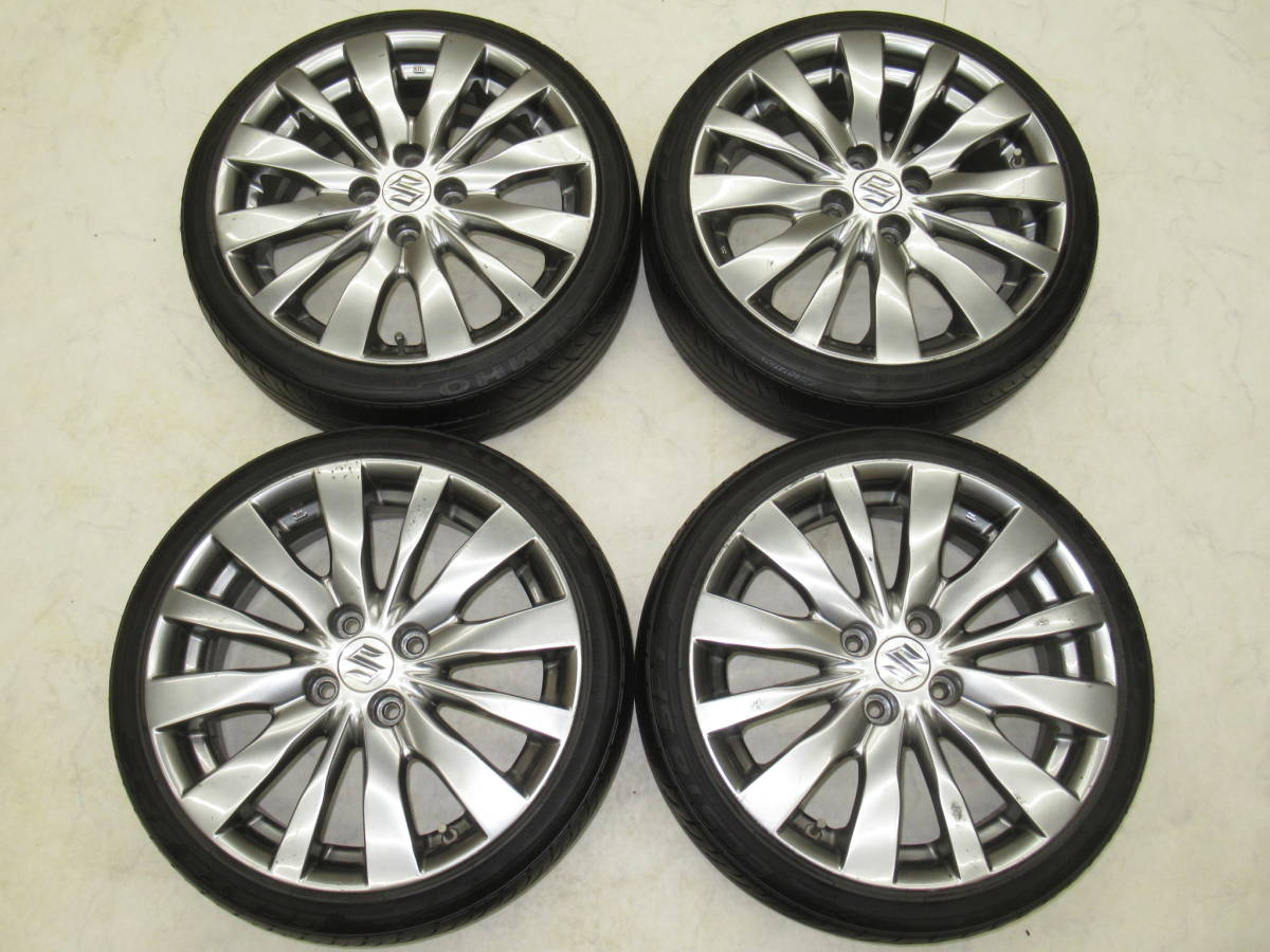 軽流用サイズ！スズキZC72Sスイフト純正 6J-16 off+45 pcd100/4H 165