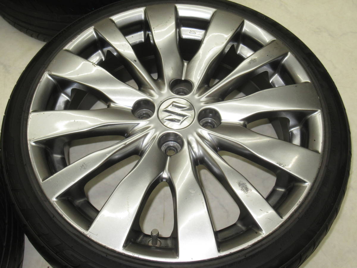 軽流用サイズ！スズキZC72Sスイフト純正 6J-16 off+45 pcd100/4H 165
