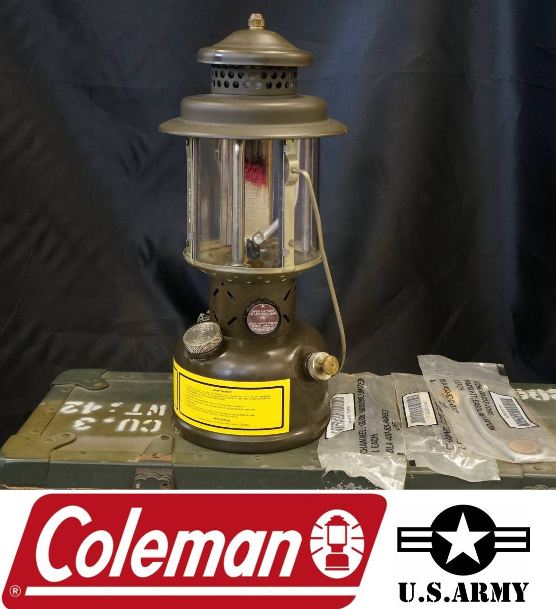 SMP製 GIランタン 長期保管品 1984 コールマン US軍用ミリタリー