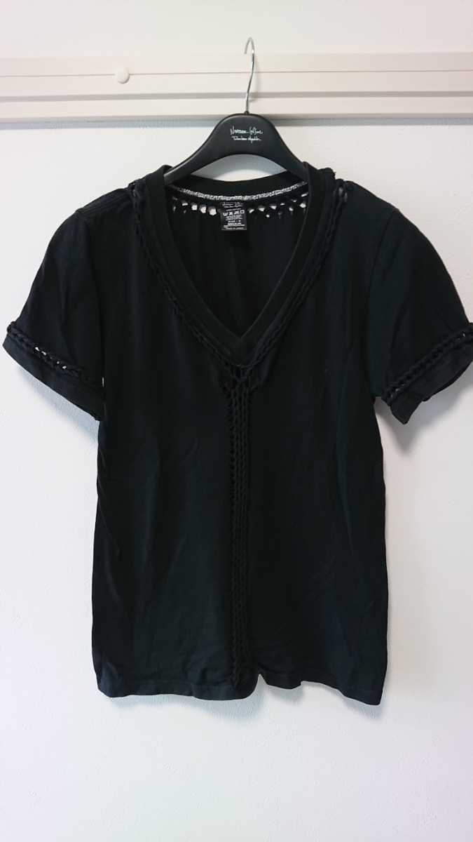 ナンバーナイン 07ss 編み込みTシャツ 黒 takahiro miyashita soloist 