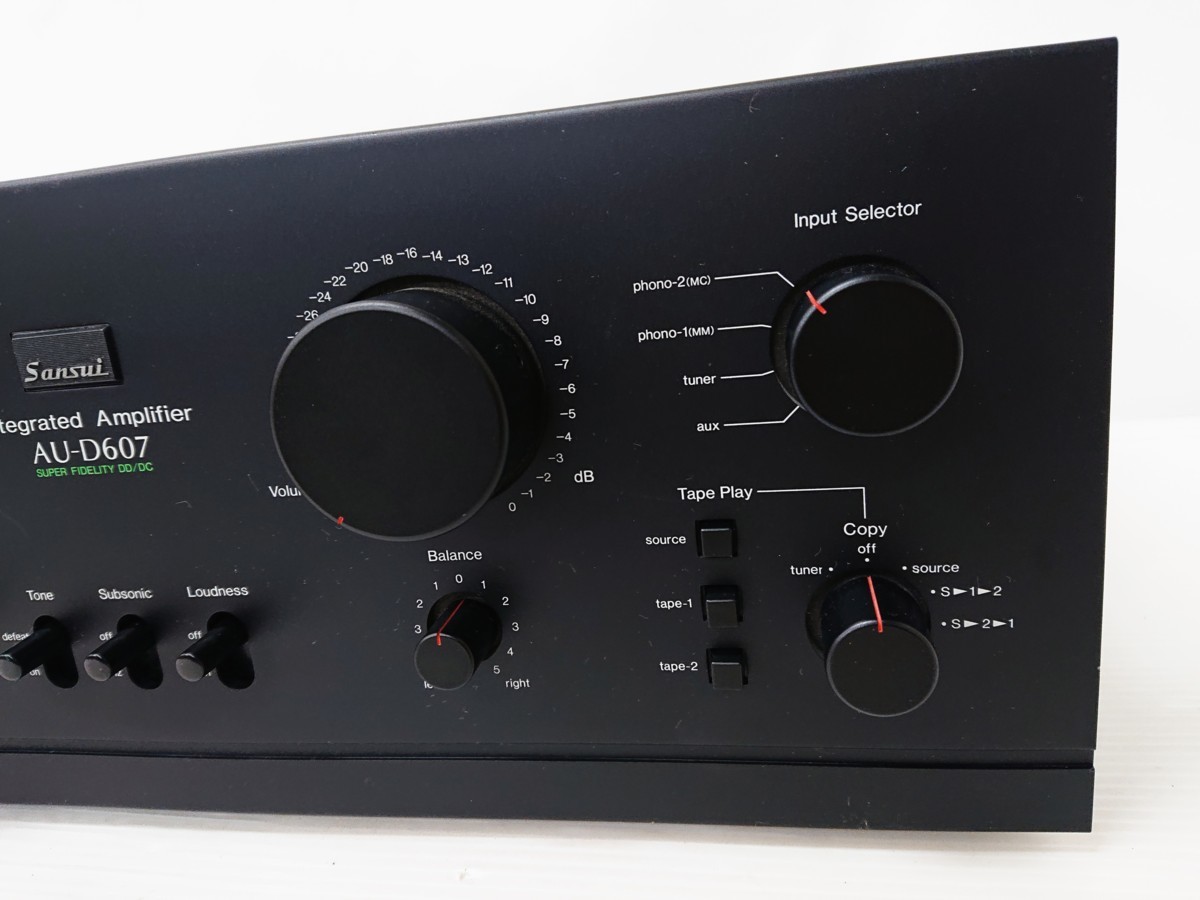 AU-D607F プリメインアンプ サンスイ SANSUI EXTRA 動作品 公式通販
