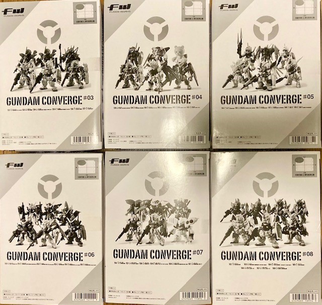 ◎◎GUNDAM CONVERGE #03~#08 ６ＢＯＸセット　ガンダムコンバージ　コンプ◎◎