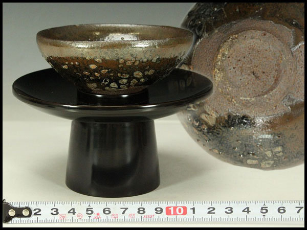 茶道具 天目茶碗 φ12cm(K-XA686) 2026年最新Yahoo!オークション 天目茶碗・天目台・天目仕服 茶道具