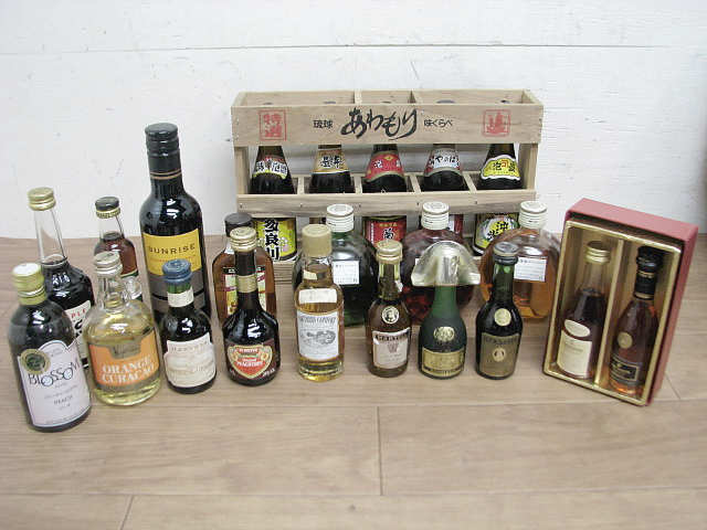72 未開栓 古酒 MARTELL コニャック ナポレオン ブランデー他 ミニ