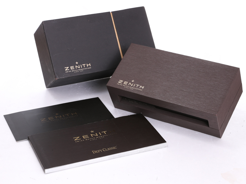 BOX】ZENITH ゼニス BOX 時計ケース 木製 377-0B 木製 ゼニス カード