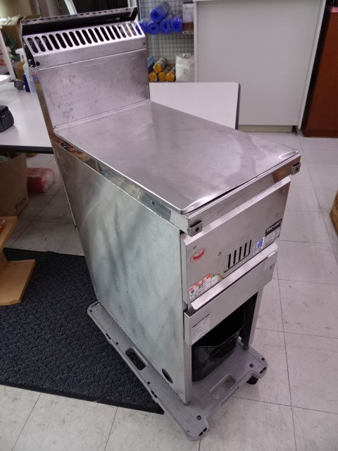 中古』業務用 都市ガス 13AガスフライヤーMGF-12TJ(ジャンク) マルゼン