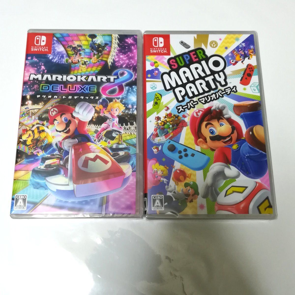 【新品】スーパーマリオパーティ & マリオカート8 デラックス　送料込 マリオカート8デラックス & スーパーマリオパーティ
