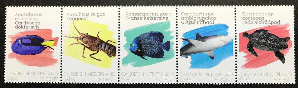 格安，高品質 オランダ 領 カリブ サバ島 2020年発行 魚 エビ サメ カメ 切手 NH(南アメリカ)｜売買されたオークション情報、yahooの商品情報をアーカイブ公開 - オークファン 南アメリカ