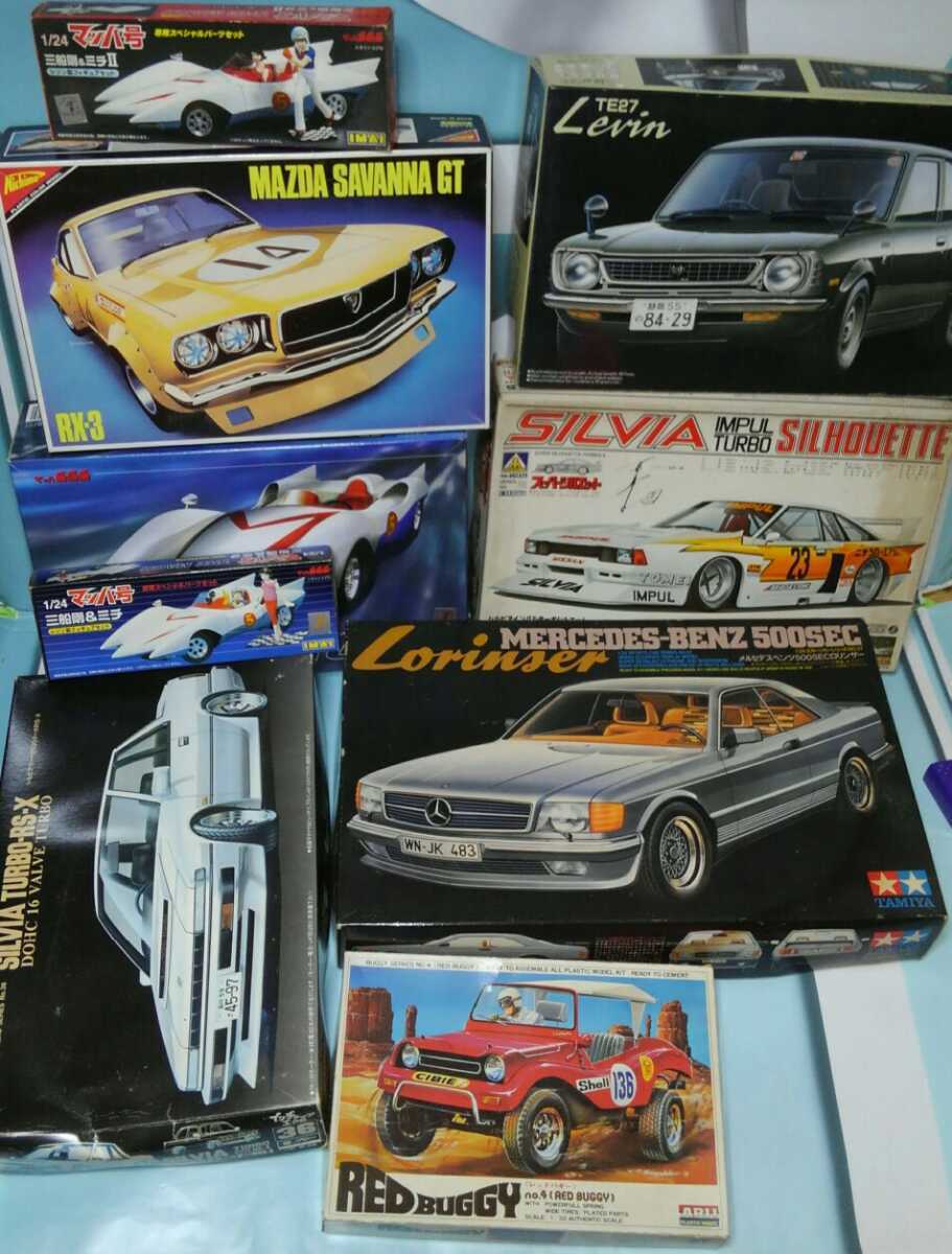 新作入荷，2026 絶版プラモデル8点他 シルビアクーペ レビン サバンナ ベンツ検索:タミヤ アオシマ ハセガワ フジミ 旧バンダイ ニチモ 1/24 未組立(自動車)｜売買されたオークション情報、yahooの商品情報を その他