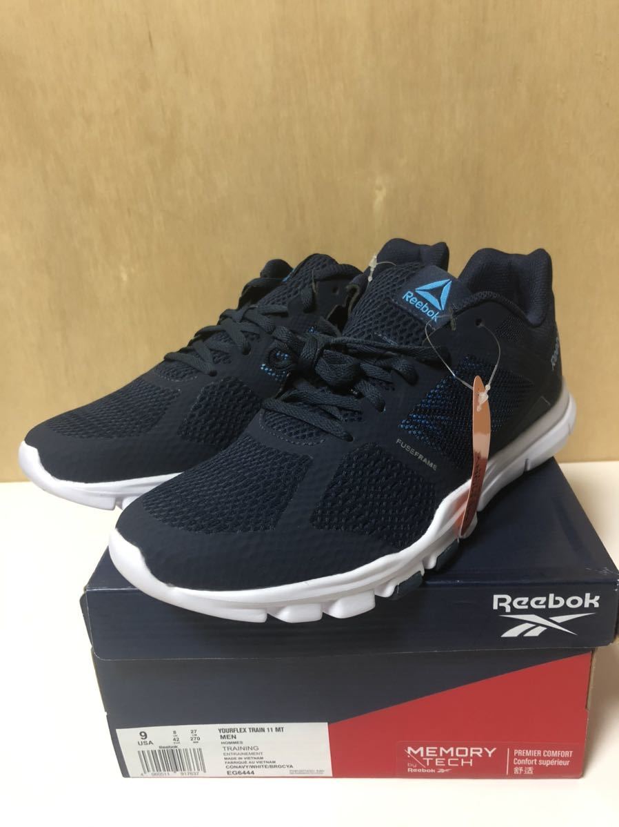  27cm リーボック EG6444 ランニング シューズ YOURFLEX TRAIN 11 MT カレッジネイビー(27.0cm)｜売買されたオークション情報、yahooの商品情報をアーカイブ公開 - オークファン 27.0cm