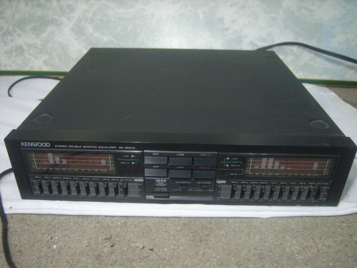 KENWOOD】 GE-900W ステレオグラフィックイコライザー ジャンク扱い