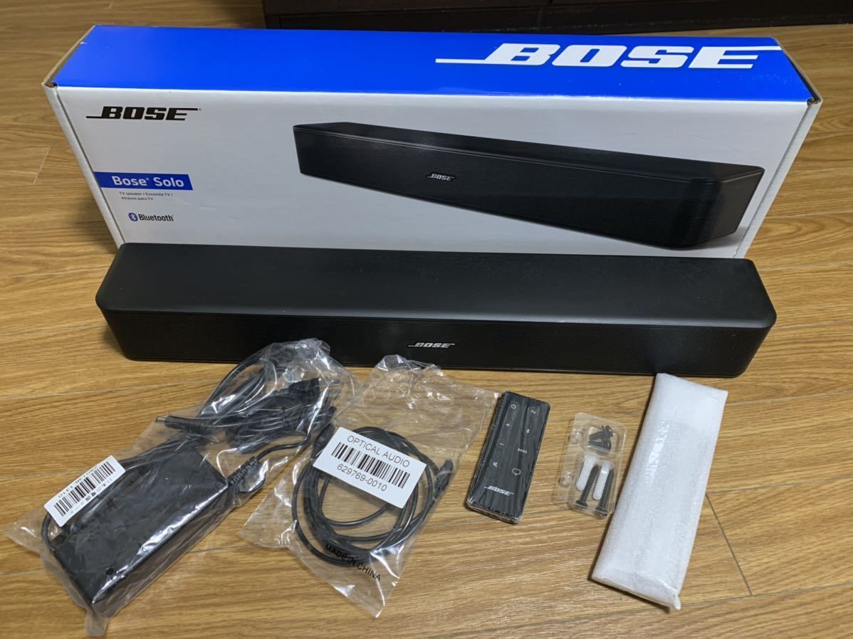 BOSE Solo サウンドバー TVスピーカー Bluetooth Optical Coaxial AUX