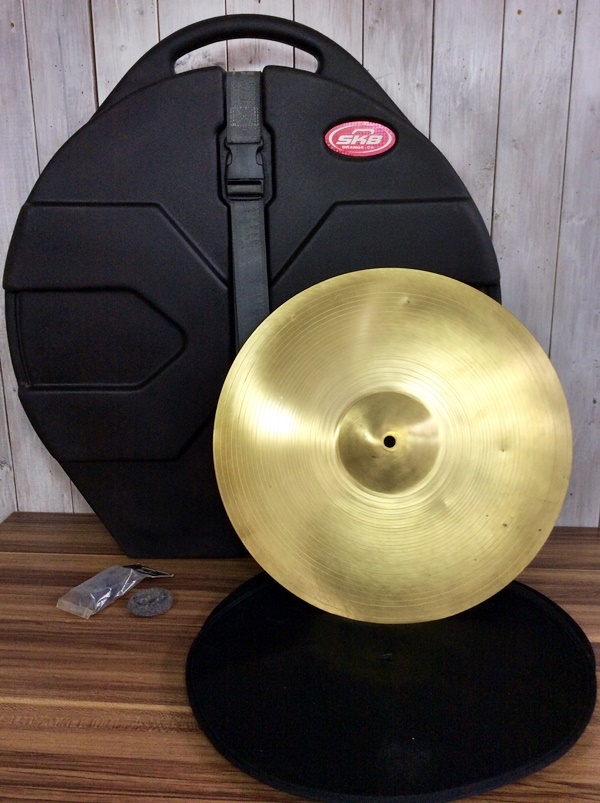 中古 シンバル ハードケース H-6349】中古品 SKB シンバル用 ハードケース シンバル付き 20201210-0