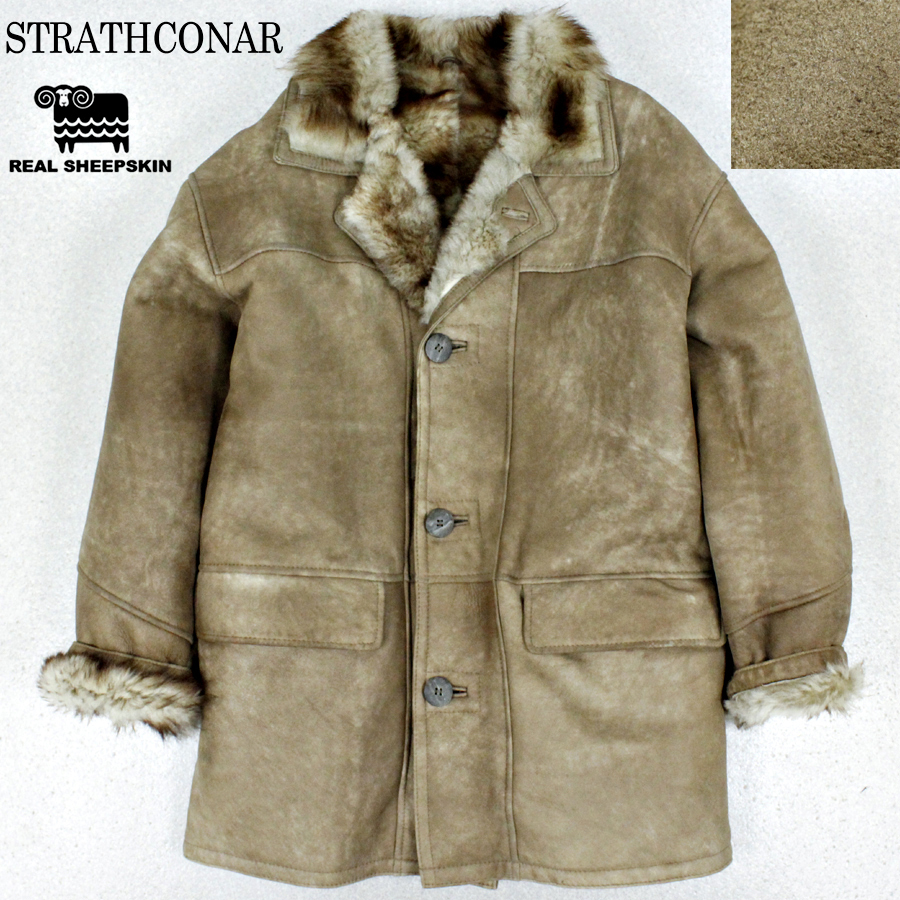 上質！ 美品 STRATH CONAR ITALIAN MODE ストラス コナー 羊革 シープ