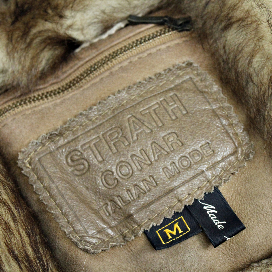 上質！ 美品 STRATH CONAR ITALIAN MODE ストラス コナー 羊革 シープ