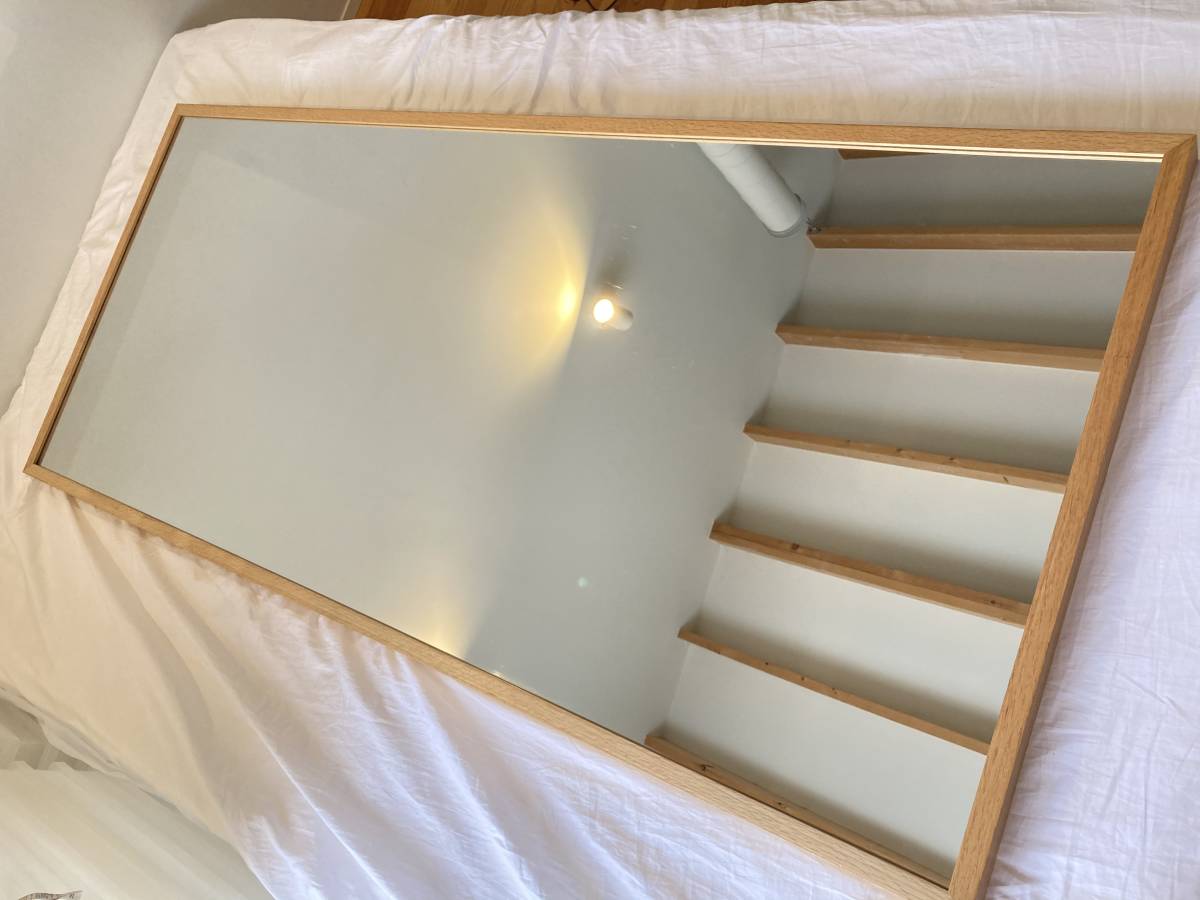 お買い得，人気SALE １円 品 IKEA イケア STAVE 大型ミラー 70x160cm 無垢ホワイトオーク ナラ 姿見 鏡 壁に付けられる MUJI家具多数出品中(壁掛け式)｜売買されたオークション情報、yahooの商品情報をアーカイブ公開 - 壁掛け式