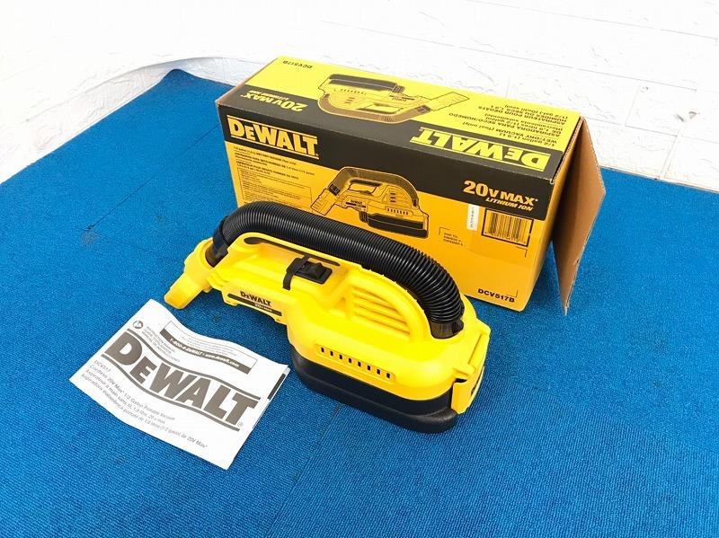 人気SALE，SALE ラスト 米軍放出品 DeWALT DCV517 1/2ガロン ポータブルウェット/ドライバキューム クリーナー 乾湿両用集塵機 100 CL14AC(集塵（しゅうじん）機)｜売買されたオークション情報、yahooの商品情報を 集塵（しゅうじん）機