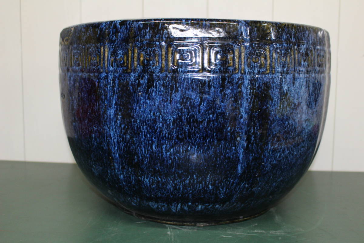 花器　花入　睡蓮鉢　水差し　鉢カバー　金魚鉢　メダカ鉢 花器 花入 睡蓮鉢 水差し 鉢カバー 金魚鉢 メダカ鉢 737-1045-top.jpg