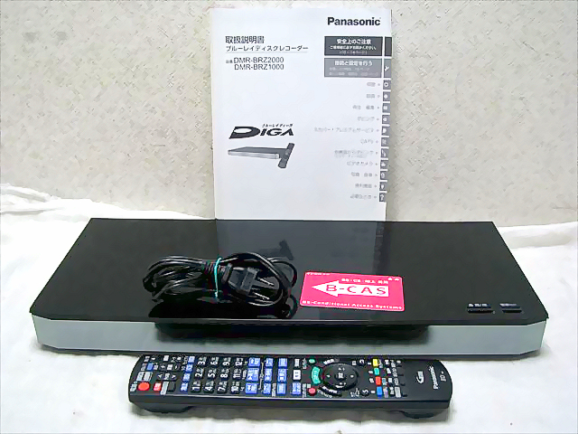 美品☆ 動作確認済み☆ Panasonic ブルーレイDIGA DMR-BRZ2000 HDD2TB