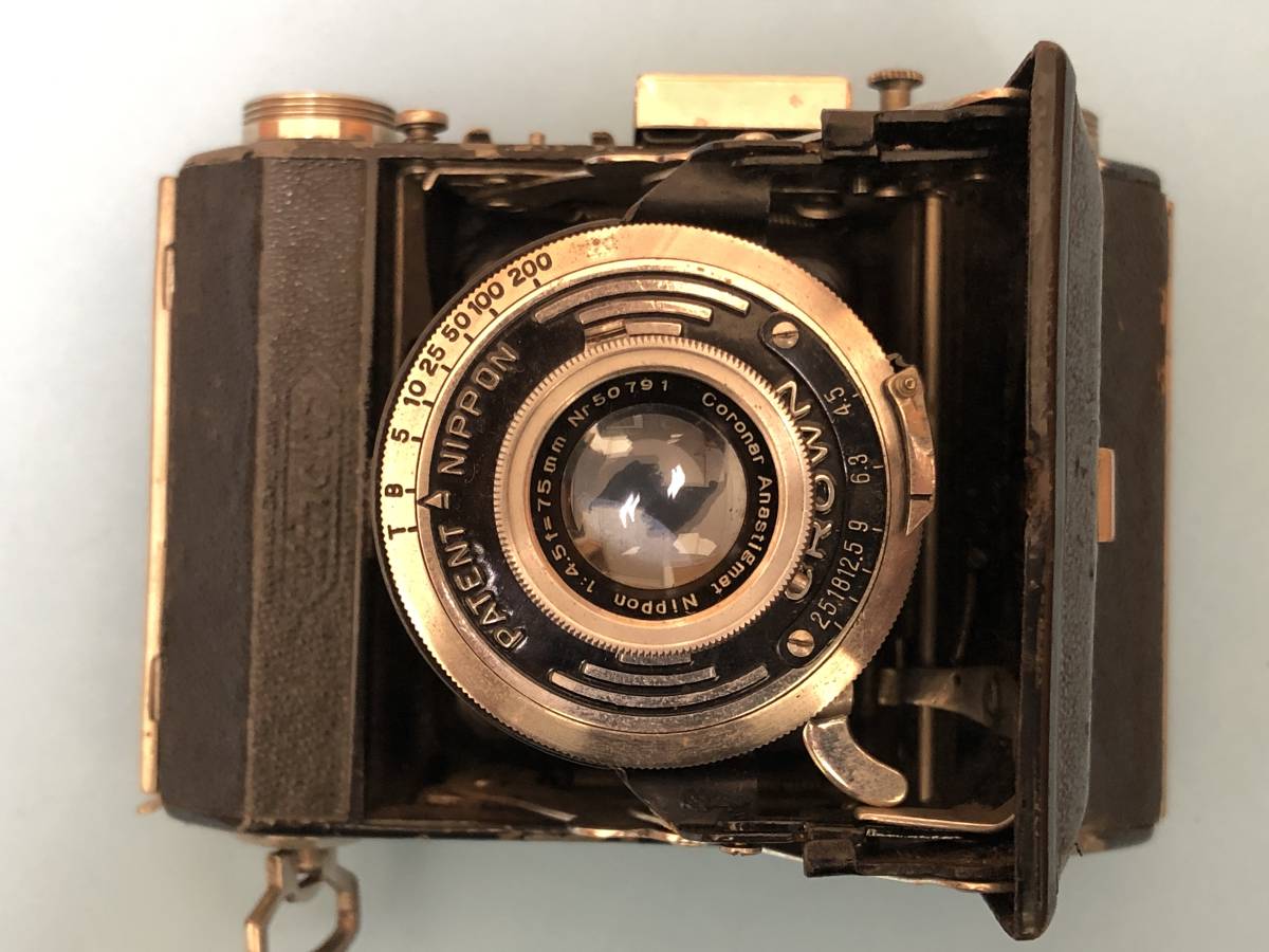 Minolta autocrd 75mmレンズ ルーペ付き ミノルタ コロナー 75mm【ジャンク】 MINOLTA 75mm -