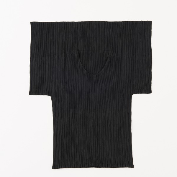 極美品 ISSEY MIYAKE WHITE LABEL プリーツ トップス 変形 ホワイト