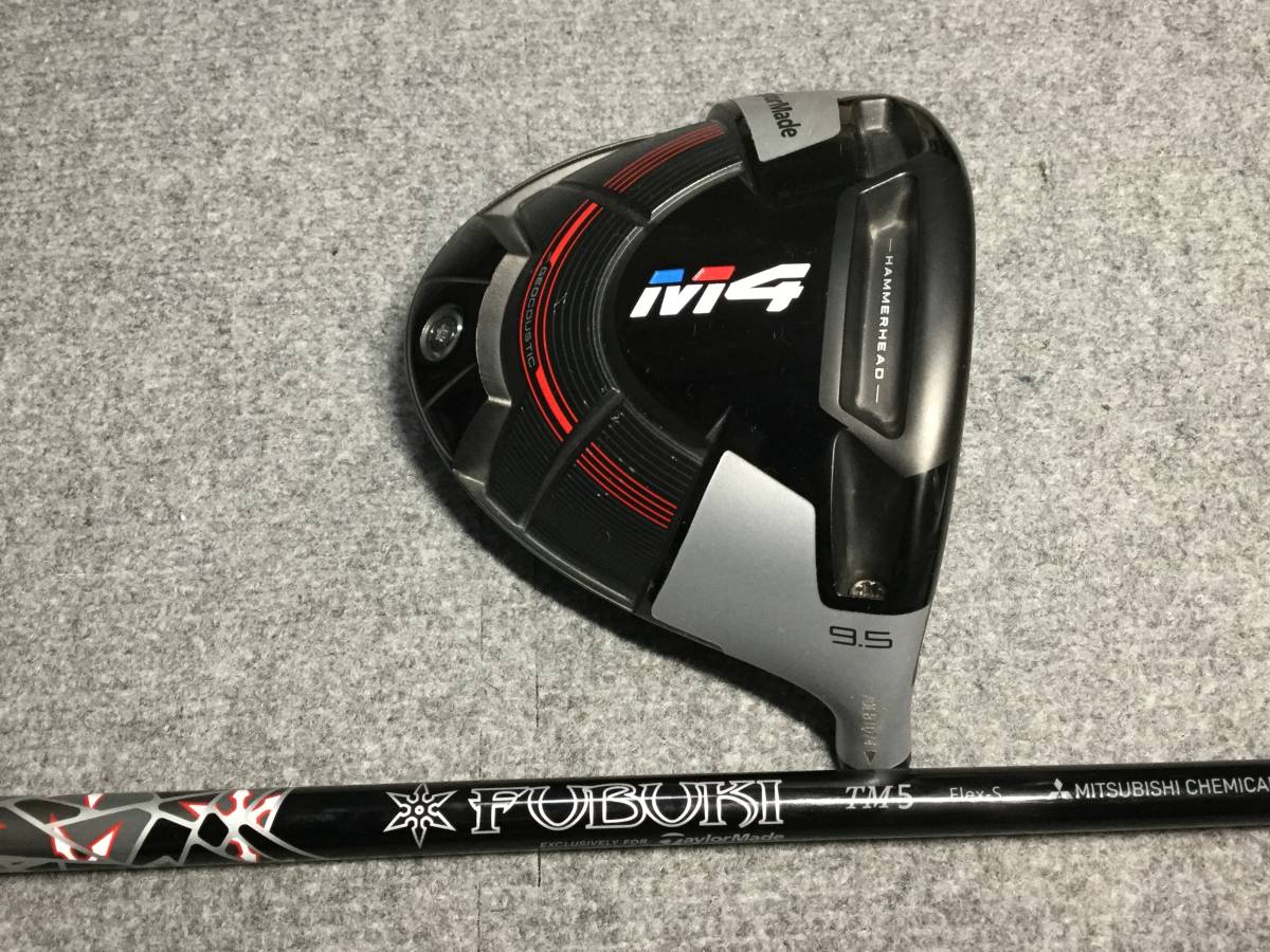 ☆TaylorMade テーラーメイド☆M4 ドライバー 9.5度 ☆ FUBUKI TM5 S 