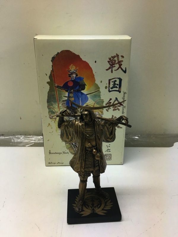 希少品 こうげつ人形 正子公也 戦国絵巻 伊達政宗 像 戦国武将
