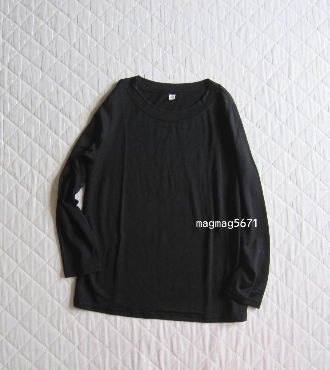 格安，新品 luxe購入オリジナルウールジャージーカットソー 黒(トップス)｜売買されたオークション情報、yahooの商品情報をアーカイブ公開 - オークファン 女性用