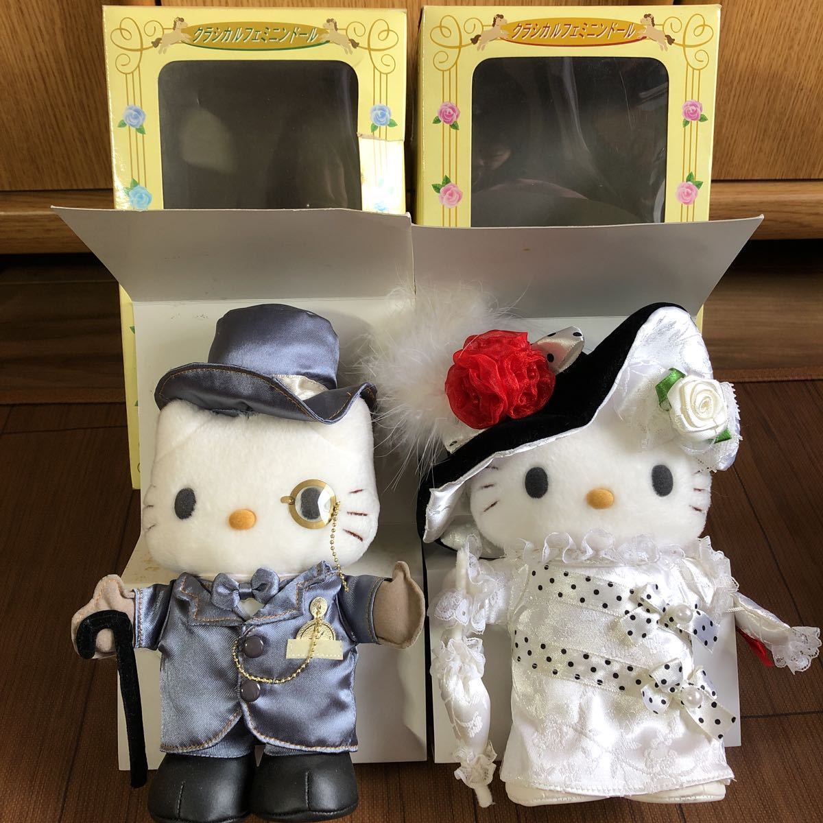 キティ◇ハローキティ ダニエル◇ぬいぐるみ◇ペアドール◇クラシカル 