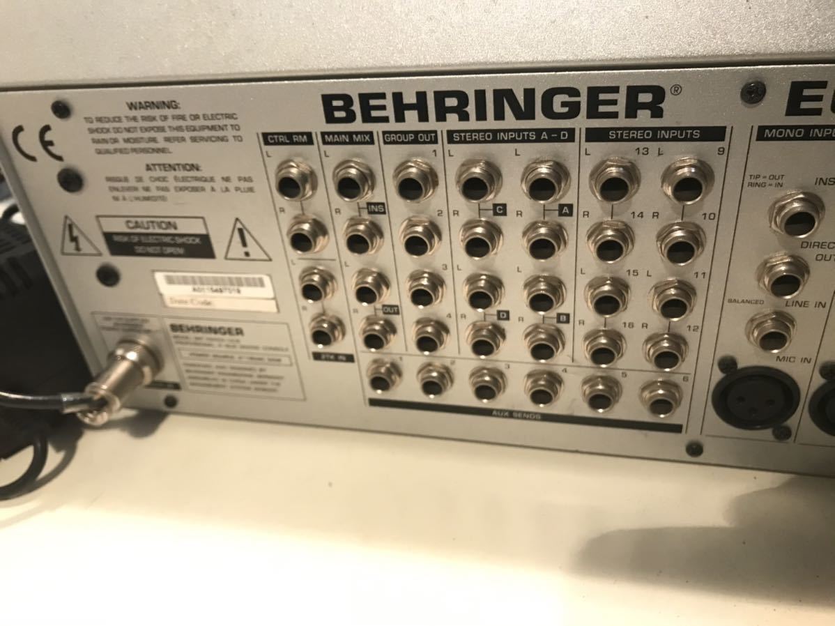 ベリンガー BEHRINGER EURORACK MX2642A ミキサー 動作品 良品 | PGT