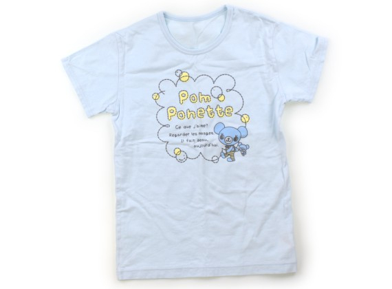 ポンポネット pom ponette Tシャツ・カットソー 160 女の子 水色 子供  