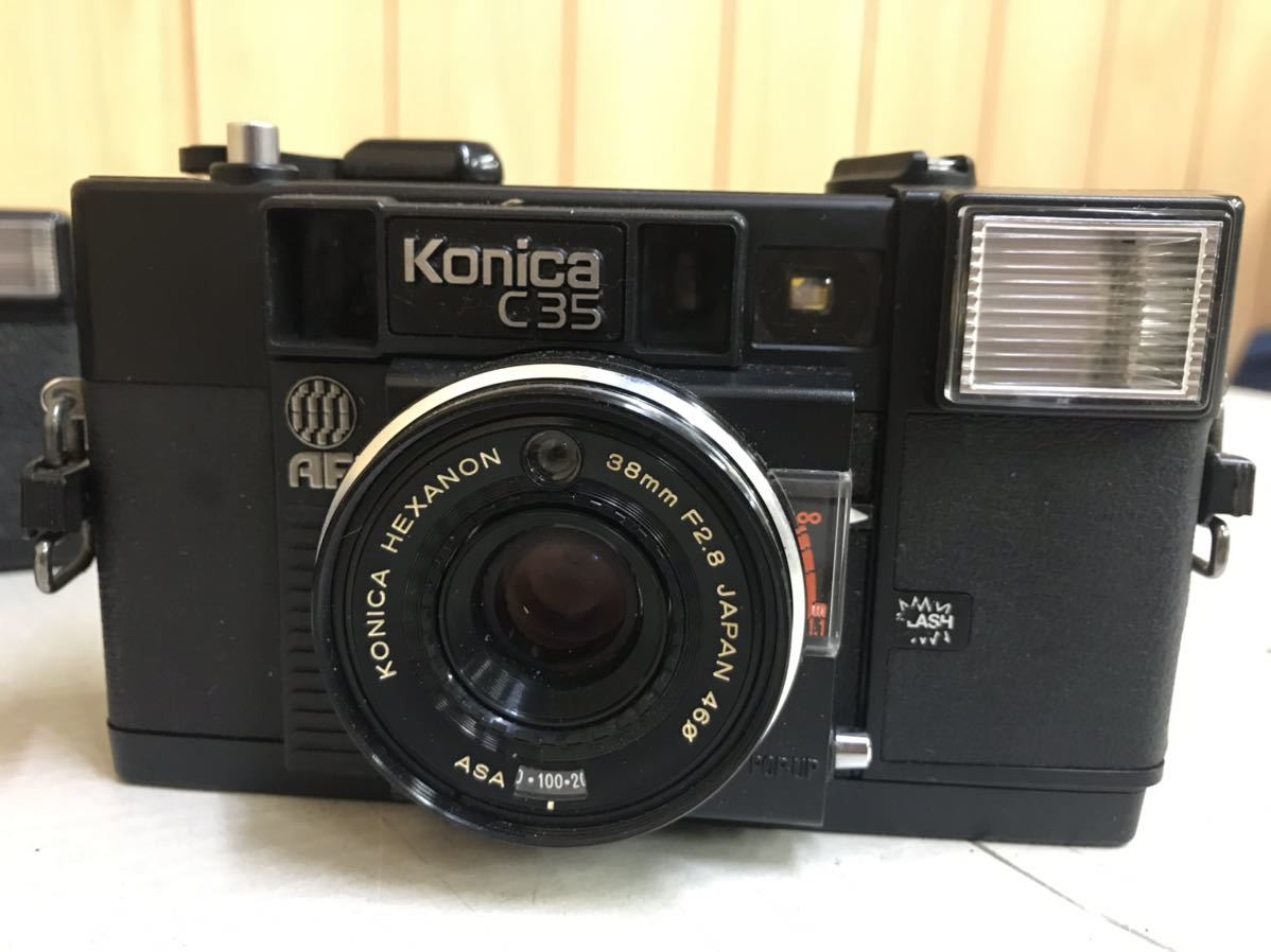 カメラ ニコンEM コニカc35 ペンタックスmv1 フィルムカメラ3台Mまとめ