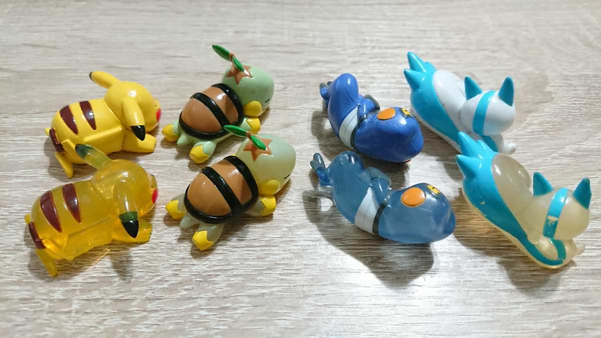 ポケモン フィギュア うたたね はつゆめ ピカチュウ ナエトル グレッグル パチリス クリア 8個 ピカチュウ ポケモン モンコレ 1スタ 2種セット うたうピカチュウ｜モンコレ｜商品情報｜ポケットモンスター｜タカラトミー