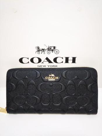 【人気SALE，高品質】 １円コーチ COACH ジッピーウォレット長財布 F53834シグネチャー レザーブラック参考価格2.5万円(男性用財布)｜売買されたオークション情報、yahooの商品情報をアーカイブ公開 - オークファン 服飾小物