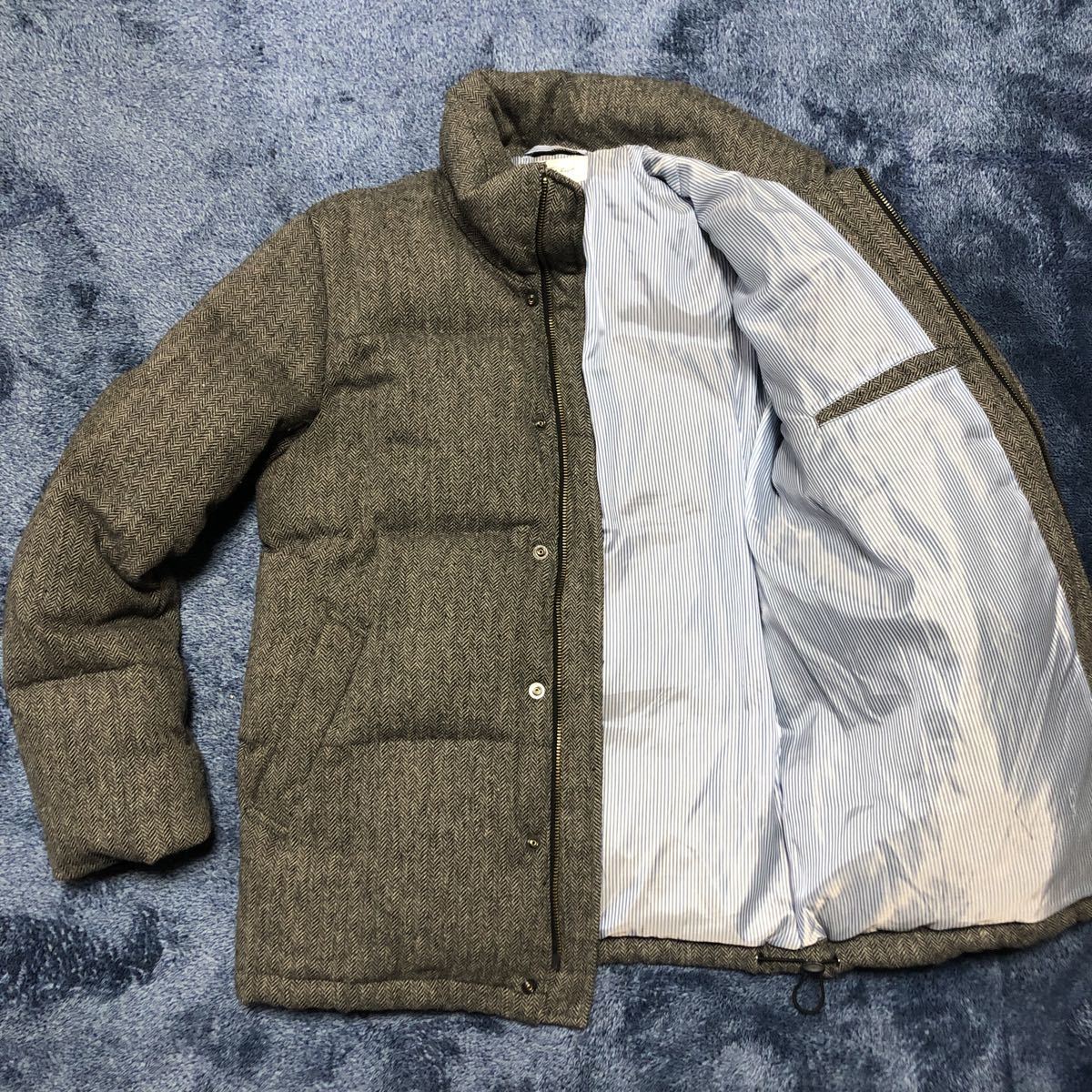 Adam Et Rope アダムエロペ ウール ダウンジャケット メンズサイズm ヘリンボーン柄 アダム エ ロペ ジャケット 上着 売買されたオークション情報 Yahooの商品情報をアーカイブ公開 オークファン Aucfan Com