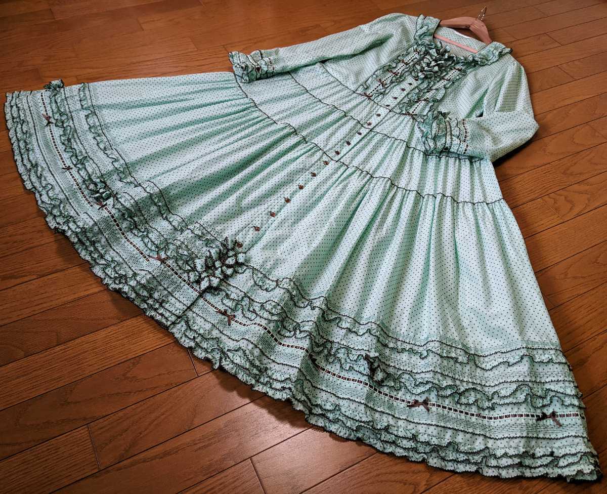 ピンクハウス 配色ドット 水玉 ワンピース Pinkhouse ワンピース ロング 売買されたオークション情報 Yahooの商品情報をアーカイブ公開 オークファン Aucfan Com