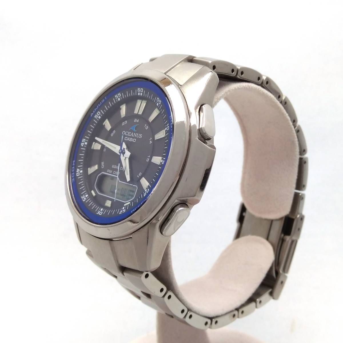美品　稼働⭐️CASIO OCEANSU 電波ソーラー腕時計OCW-300 オシアナス OCW-300 CASIO OCW-T3000C-2AJF ブルー 2026年最新Yahoo