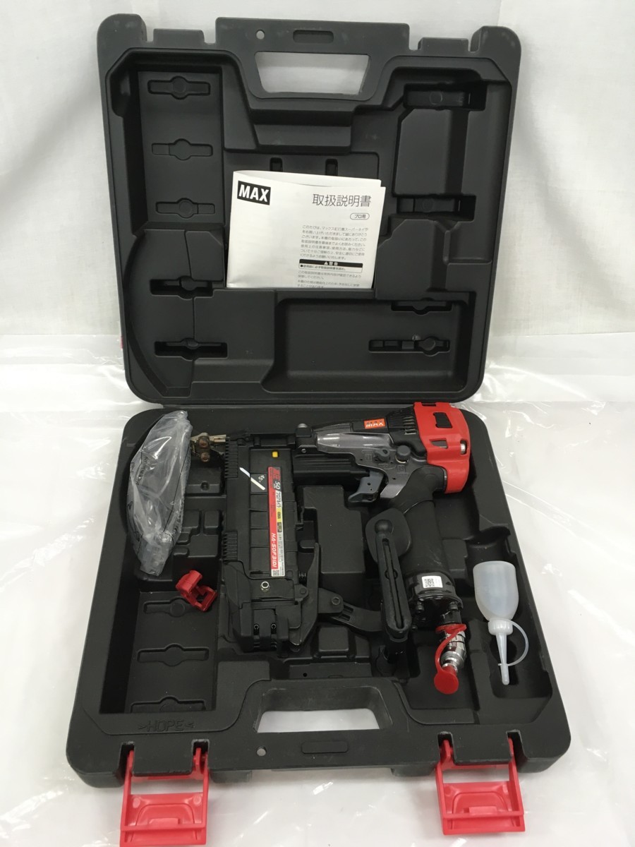 新品，高品質 品 MAX 高圧 釘打機スーパーネイラ HA-50F3 D /ITO1BXYSCP34(エア釘打機)｜売買されたオークション情報、yahooの商品情報をアーカイブ公開 - オークファン エア釘打機