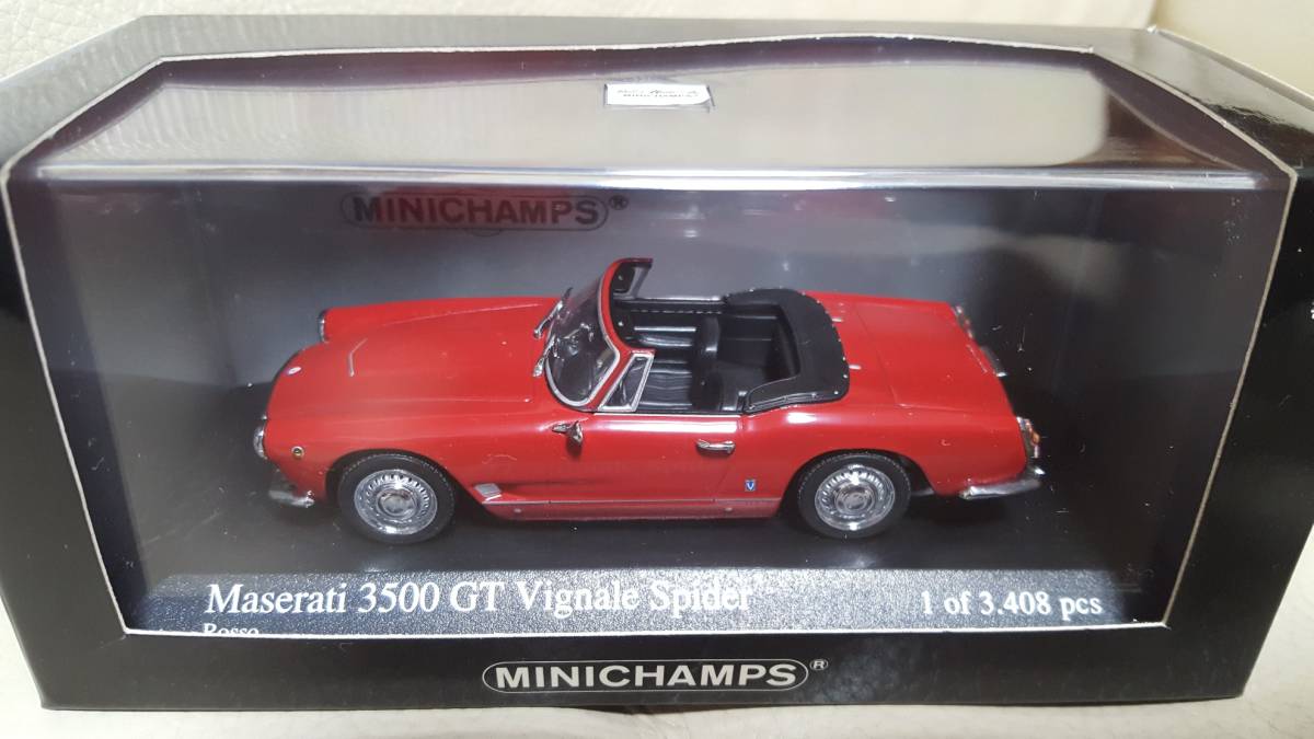 1/43☆MINICHAMPS ミニチャンプス☆Maserati 3500 GT Vignale Spider