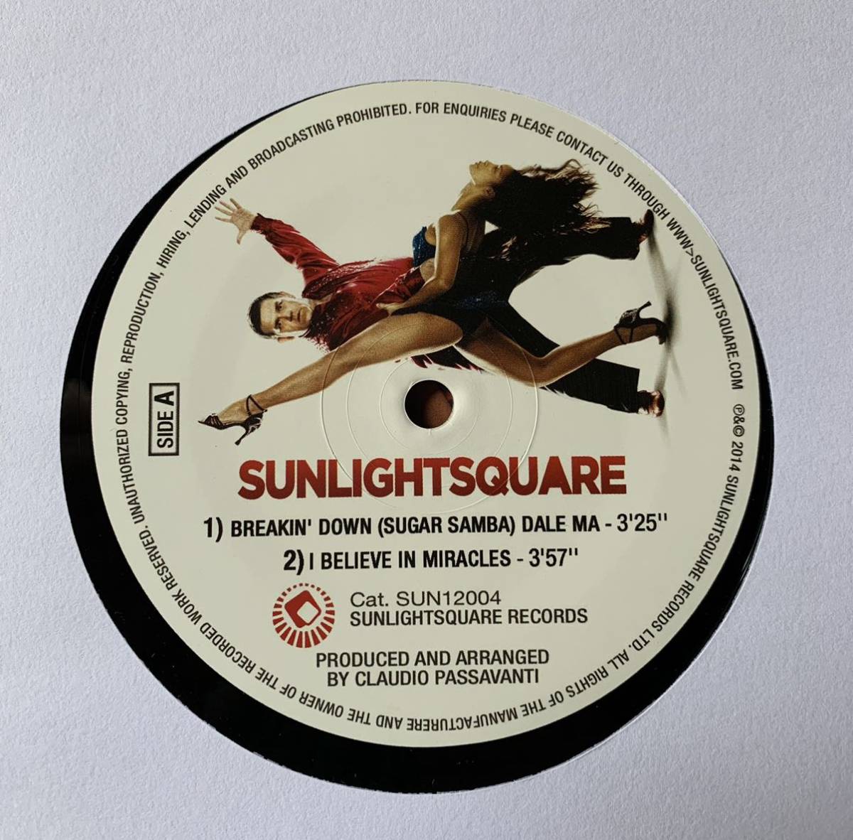 レコード I BELIEVE IN MIRACLES / SUNLIGHTSQUARE