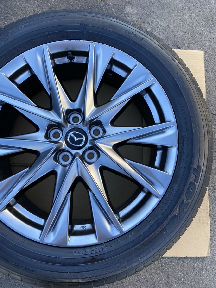 マツダ純正 CX-5／CX-8 19インチ 7.0J+45 5H PCD114.3 純正 アルミ 