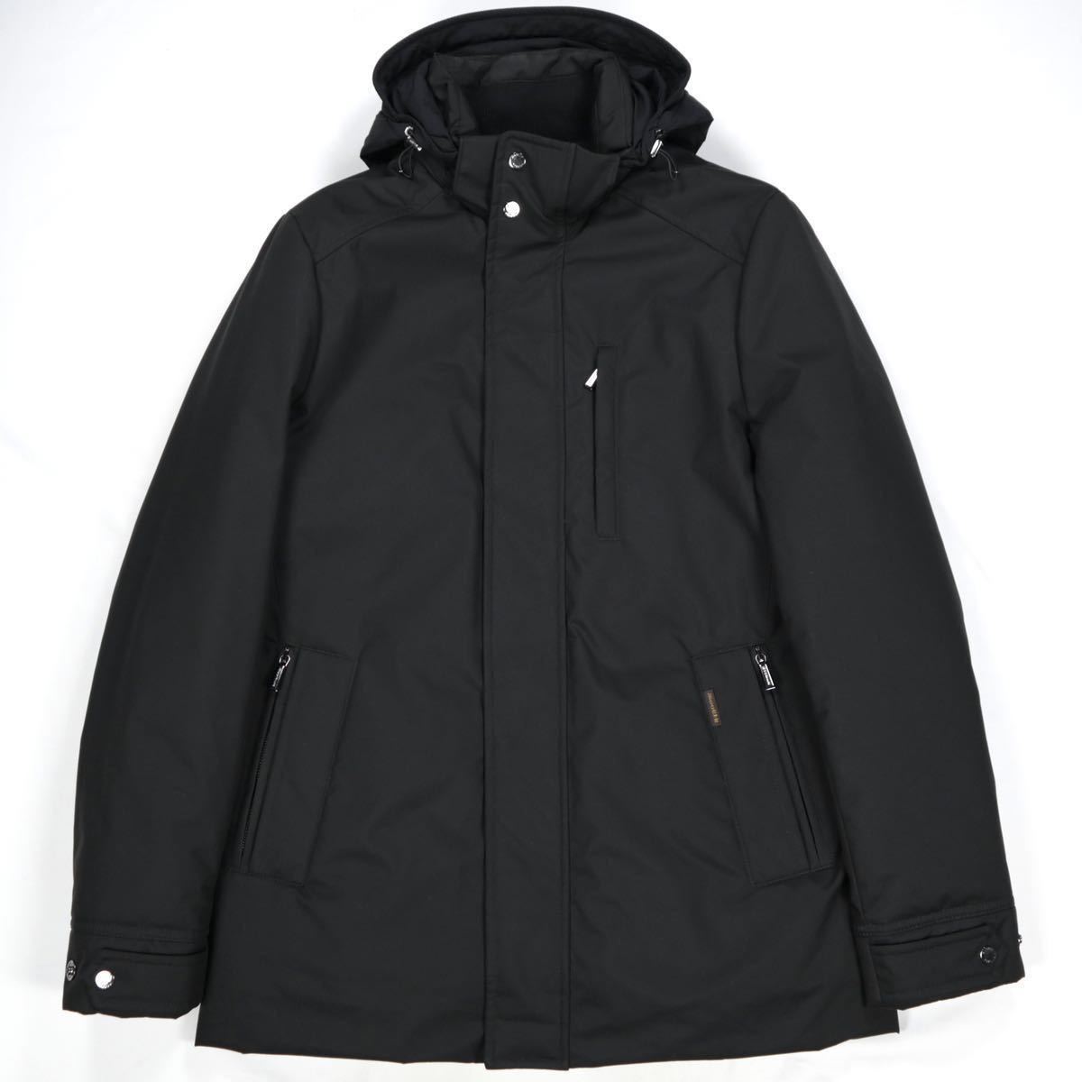 1円～ 新品 MOORER ダウンジャケット 48 GANITE-GF ブラック(NERO 