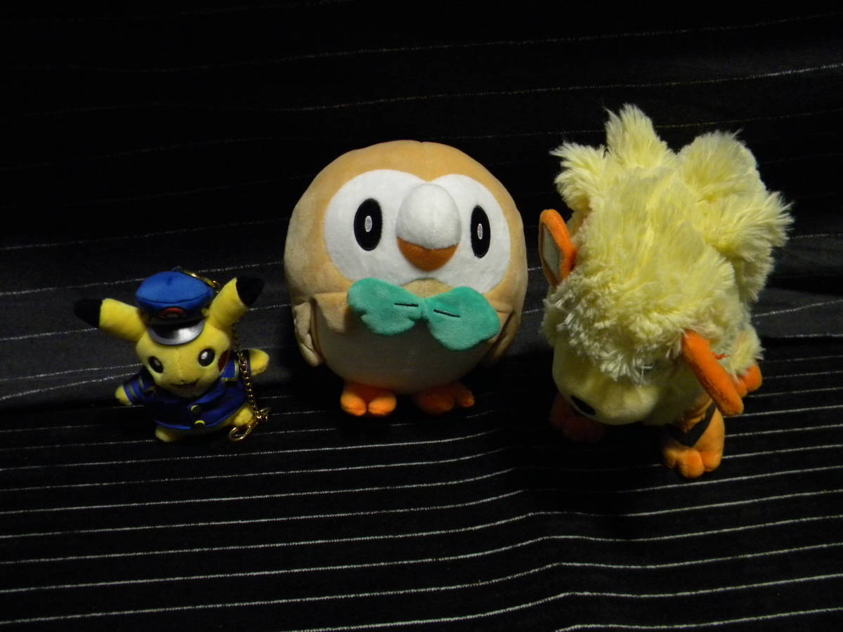 レア ポケモンセンター モクロー ウインディぬいぐるみ 制服姿のピカチュウのマスコット ポケットモンスター 売買されたオークション情報 Yahooの商品情報をアーカイブ公開 オークファン Aucfan Com