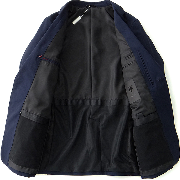 新品 DESCENTE デサント 春秋 ストレッチ セットアップ スーツ YA4(細身S) 紺 【J47752】 高機能 伸縮性抜群 メンズ ジャケット パンツ デサント DESCENTE ウォッシャブル・洗濯可能 春秋◇未使用 売れ筋 PAUSEのパッカブルシリーズが