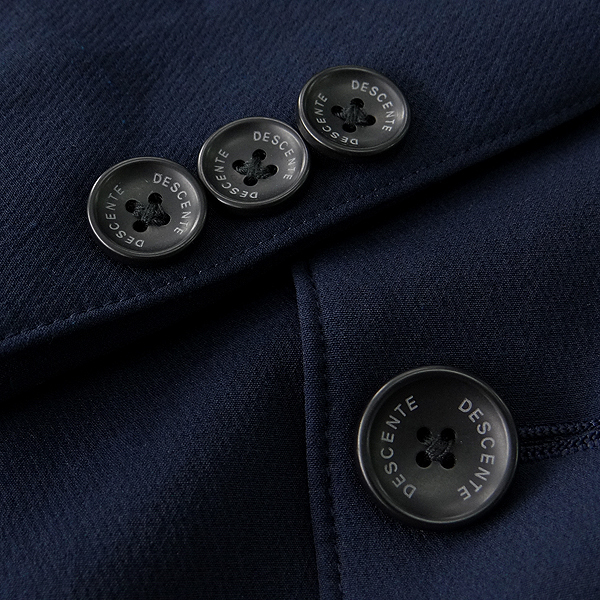 新品 DESCENTE デサント 春秋 ストレッチ セットアップ スーツ YA4(細身S) 紺 【J47752】 高機能 伸縮性抜群 メンズ ジャケット パンツ デサント DESCENTE ウォッシャブル・洗濯可能 春秋◇未使用 売れ筋 PAUSEのパッカブルシリーズが