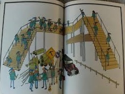 追悼　安野　画集　Topsy Turvies 邦題　ふしぎな絵　安野光雅 1972年 絵本 イラスト 画集 細密 水彩　夢幻階段　トポロジー_4