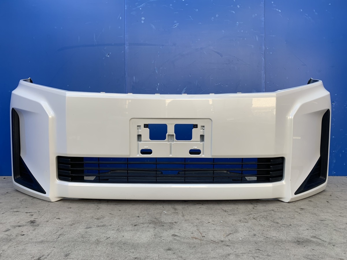 【G】トヨタ純正● フロントバンパー ZRR80 ヴォクシー 後期 パールホワイト